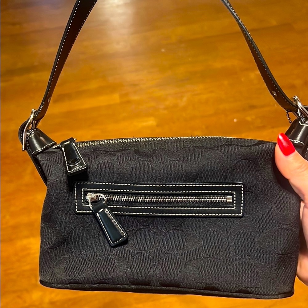 Coach Black Signature 6044 Y2K Bag